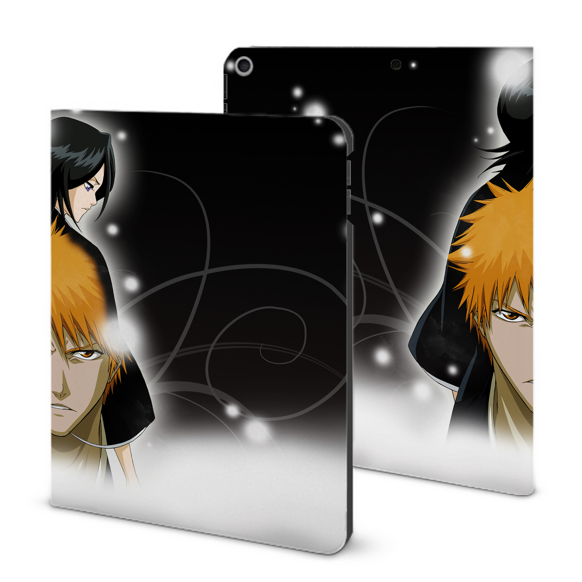 （画像用） ブリーチ BLEACH IPad ケース ブック型 PUレザー TPU 耐衝撃 軽量 薄型 ペン収納なし 全面保護 IPad 各モデル対応